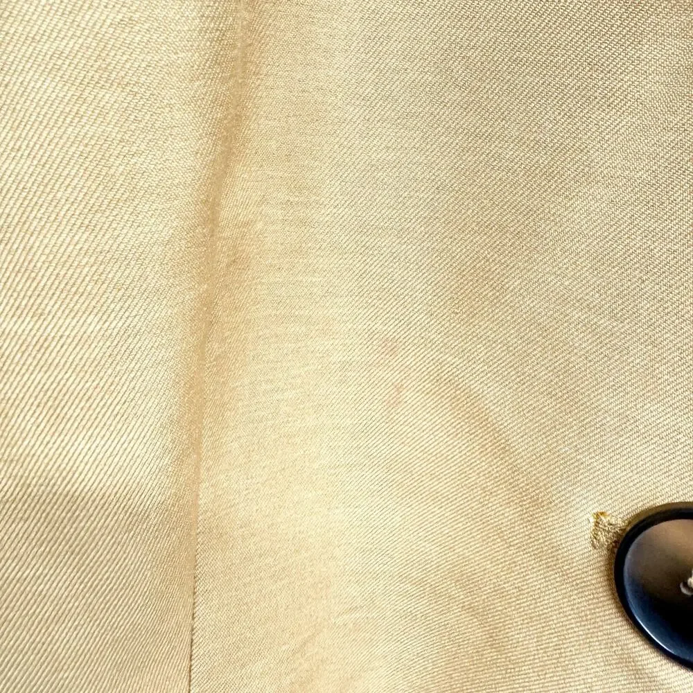Le Suit Blazer Women's‎ Size 8 Business Casual Monte Carlo Big Buttons Gold Leaf